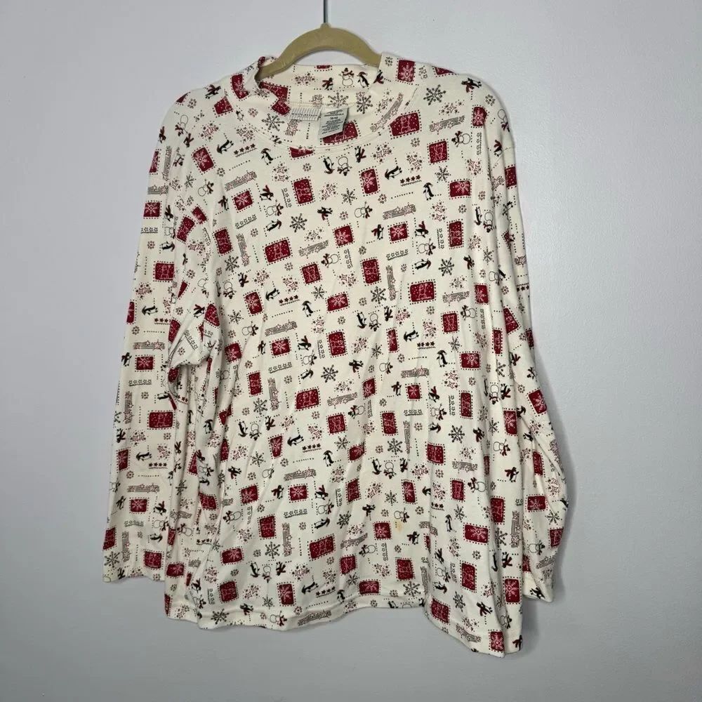 Vintage white Stag winter crewneck size 38/40